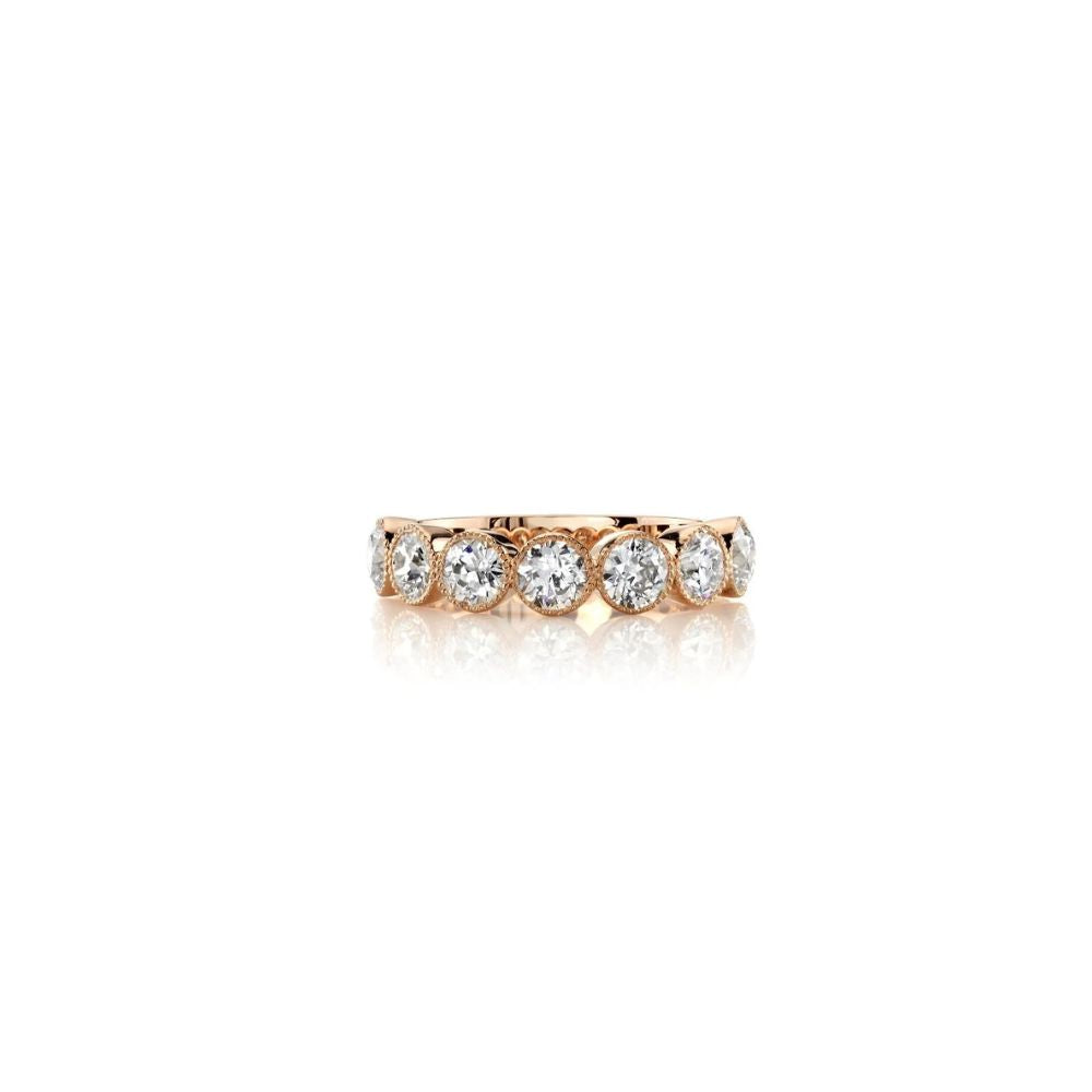 The Gabby Half Diamond Eternity Ring