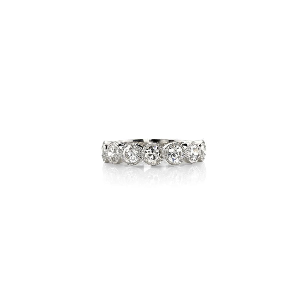 The Gabby Half Diamond Eternity Ring