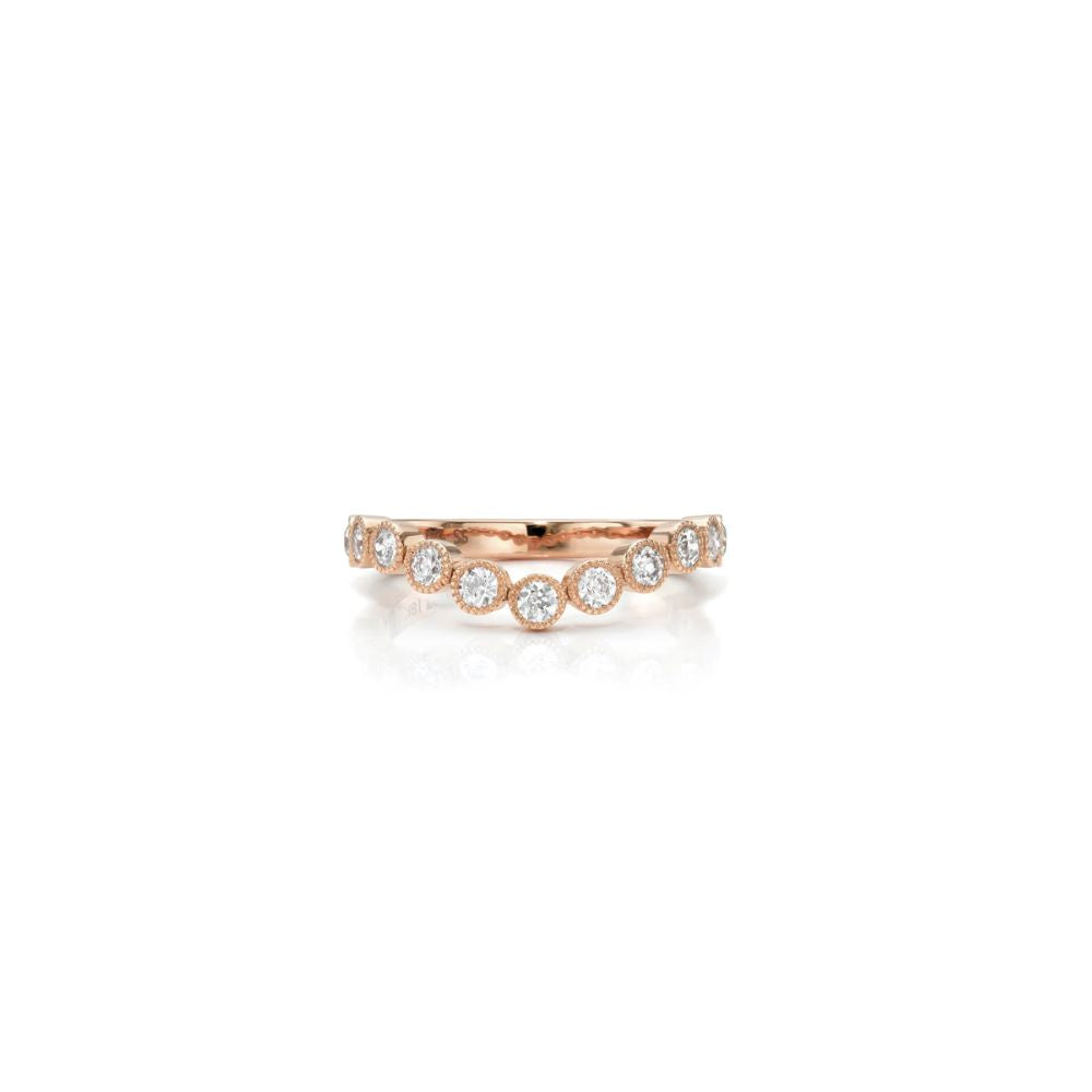 The Gabby Diamond Curved Ring