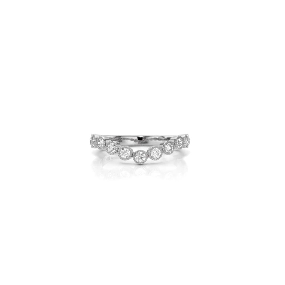 The Gabby Diamond Curved Ring