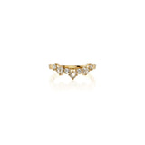 The Brooke Diamond Contour Ring