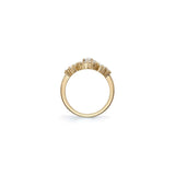 The Brooke Diamond Contour Ring