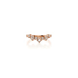 The Brooke Diamond Contour Ring