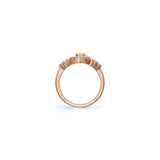 The Brooke Diamond Contour Ring