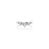 The Brooke Diamond Contour Ring