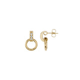 Astrid Pavé Diamond Drop Earrings