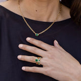 Leah Emerald Necklace