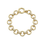 Astrid Pavé Diamond Chain Link Bracelet