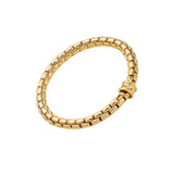 Flex'it Bracelet with White Diamond & Gold Rondelle