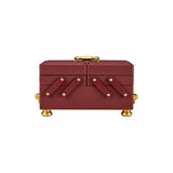 Marla Aaron Burgundy Baby Everything Jewelry Box