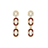 Magnetic Duo Bull's Eye Earrings