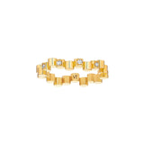 Mini Scattered Diamond Edge Ring