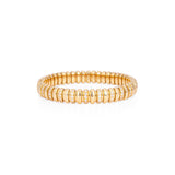 Alternating Pavé Diamond Set Stretch Bracelet
