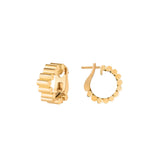 Small Edge Hoop Earrings
