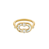 Magnetic Semi Diamond Ring