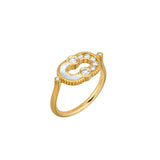 Magnetic Semi Diamond Ring