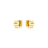 Mini Edge Huggie Hoop Earrings