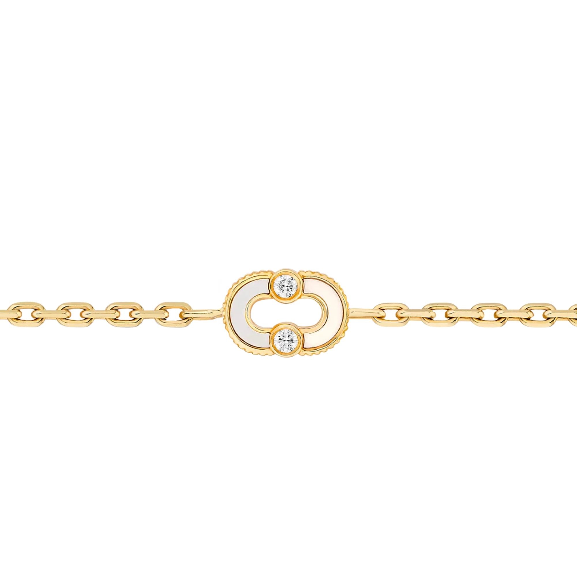 Magnetic Diamond & Stone Inlay Bracelet