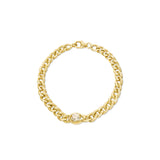 Cushion Diamond Cuban Link Bracelet