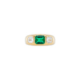 Colombian Emerald & Diamond Ring