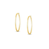 Large Oval Hoop Earrings