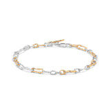 Small Mixed Metal Dryp Bracelet