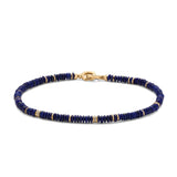 Shine Lapis & Diamond Beaded Bracelet