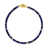 Shine Lapis & Diamond Beaded Bracelet