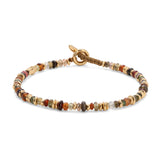 Pilla Organic Shape Multi Sapphire Beaded Bracelet