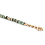 Nell Pavé Diamond and Emerald Beaded Bracelet