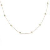 Evolve Emerald Station Necklace