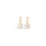 Revel Diamond Bobble Huggie Hoop Earrings