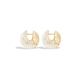 Large Revel Diamond Bead Earrings