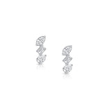 Fancy Multi Shape Diamond Stud Earrings