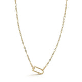 Petite Diamond Georgie Lock Necklace