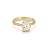 Alchemy Diamond Pear Solitaire Ring