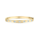 Mixed Shape Diamond Bangle