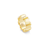 Wide Bamboo Stacking Ring