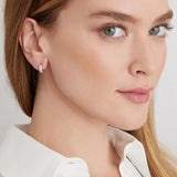 Julian Champagne Diamond Huggie Earrings