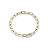 Saxon Elongated Diamond Clasp Chain Bracelet