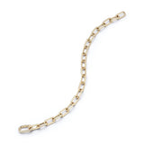Saxon Elongated Diamond Clasp Chain Bracelet
