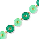 Evolve Chrysoprase, Malachite, & Tsavorite Inlay Bracelet