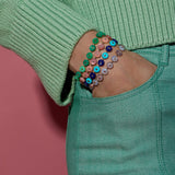 Evolve Chrysoprase, Malachite, & Tsavorite Inlay Bracelet