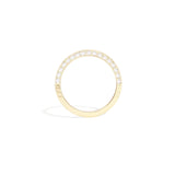 Crew Knife Edge Diamond Stacking Ring