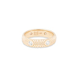 Revel Ribbed Diamond Stacking Band