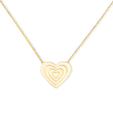 Juju Pink Sapphire Heart Charm Necklace