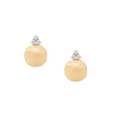 Africa Collection Diamond Cluster Ball Stud Earrings