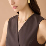 Lunaria Collection Short Twist Station Necklace