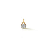 Mini Diana Round Pavé Diamond Charm