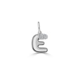 Pavé Diamond Bubble Letter Charm